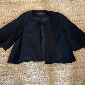 ZARA black cape jacket